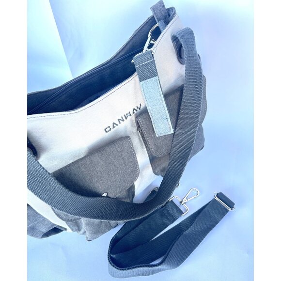 Conway Diaper Bag Travel Baby Bag Waterproof Insulated Gray Tote - Picture 7 of 15